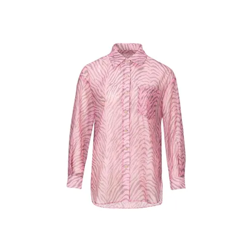 Tulip Taste Shirts Women's Foam Pink Zebra Print