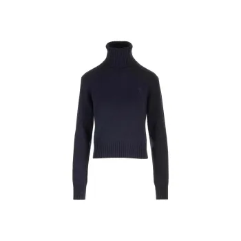 AMIPARIS Paris Ami De Coeur Turtleneck Knitted Jumper