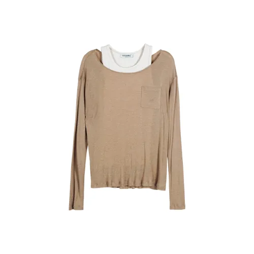 MISSSHINE Knitwear Women's Camel