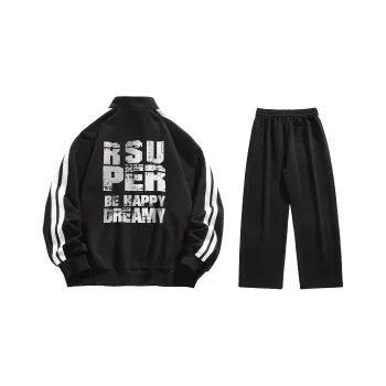 R.super Sweatshirt Sets Unisex
