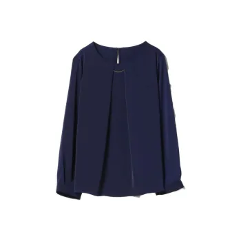 Beams Shirts Women's Dark Blue