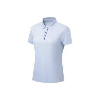 LINING Fitness Series Polo Shirts Women's Sky Feather Blue