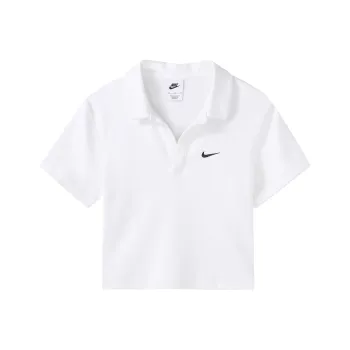 Nike Sportswear Essential Women's Short Sleeve Polo Top White