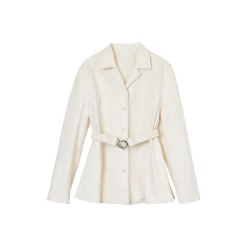 Fstudio Shirts Women's Ecru With Belt