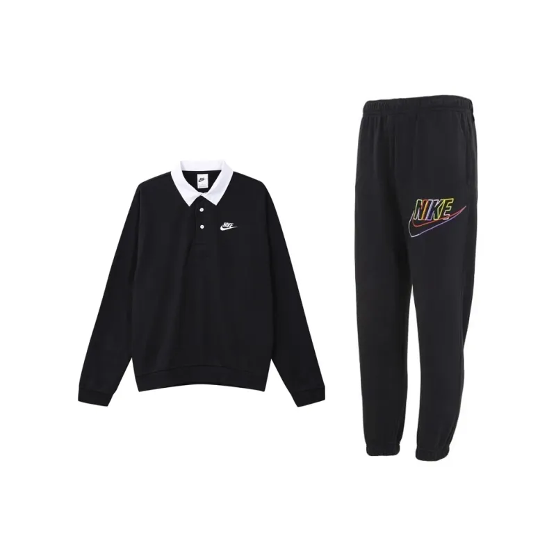 Nike Club Fleece Casual Sportswear Men's Black-0