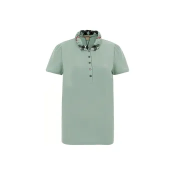 Burberry Polo Shirt Women's Mustard Green