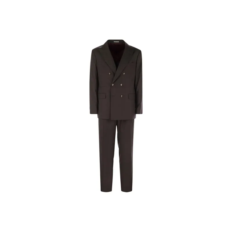 Brunello Cucinelli Double Breasted Tailored Suit-0