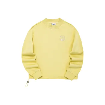 Erke Sweatshirt Women's Cream Yellow