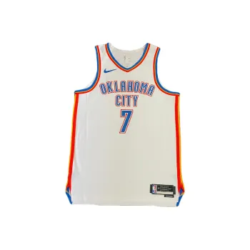 Nike x NBA Oklahoma Thunder Team SS25 Basketball Jersey Men's White