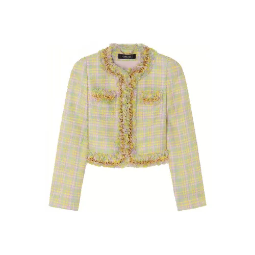 VERSACE VERSACE SS22 Jackets Coats Women's Yellow