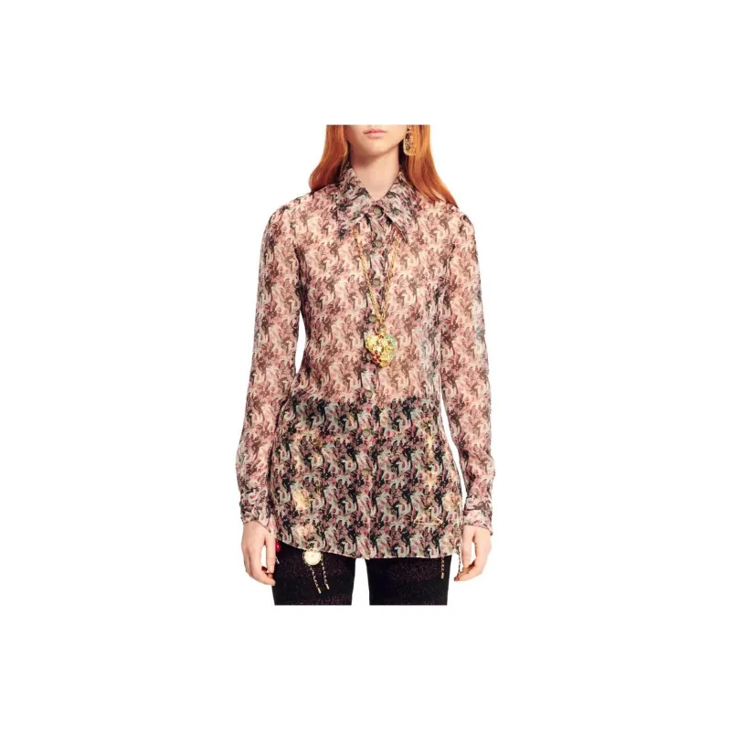 CHANEL 23 New Spring And Summer Arrivals Shirt Women's Pink-0