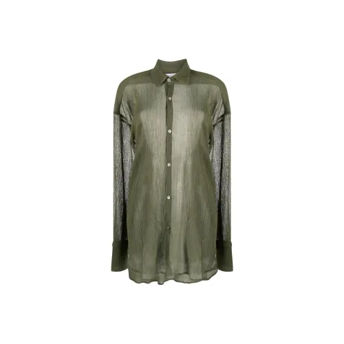 Ludovic De Saint Sernin 카키 여성 셔츠