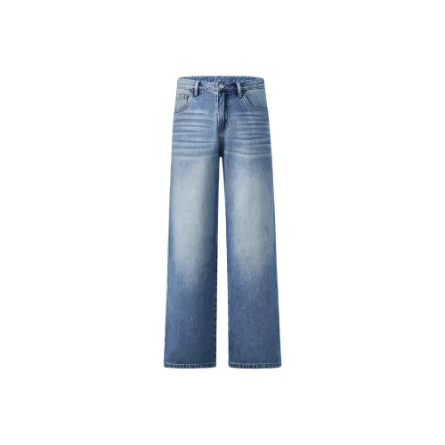 PENTAGONAL HEART Jeans Men's Light Blue