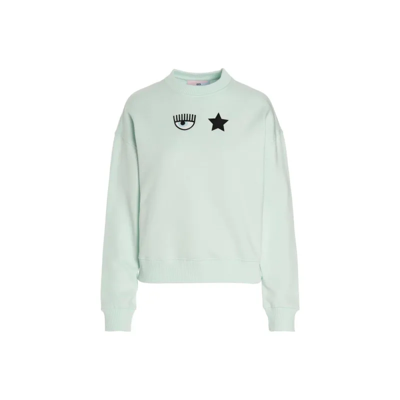 CHIARA FERRAGNI Sweatshirts Women's Green-0