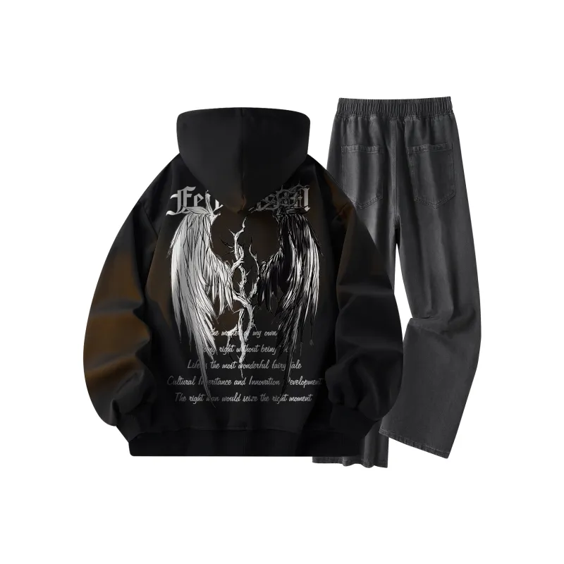 Feiyue Sweatshirt Sets Unisex-12