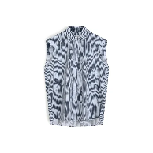 CK/Calvin Klein Shirt Women's Blue Stripes