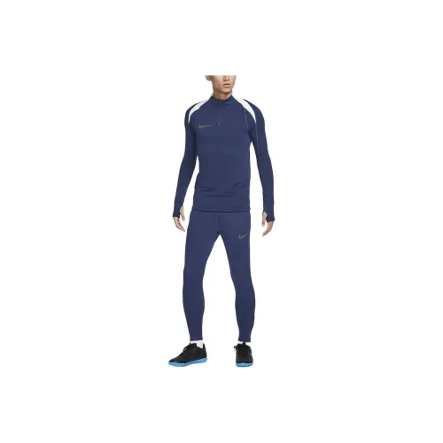 Nike THERMA FIT ADV Soccer Bottoms Men's Space Blue/Slight Green/Gold