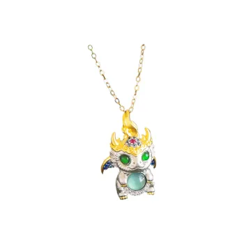 Long Fu Glutinous Jade Necklaces Women's