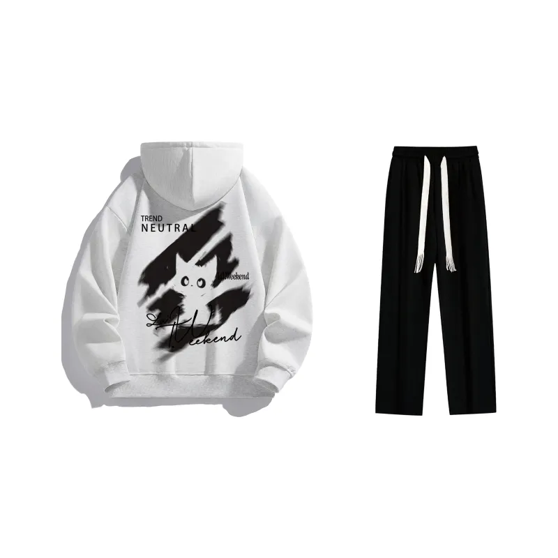 LA'T.WEEKEND Sweatshirt Set Unisex-6