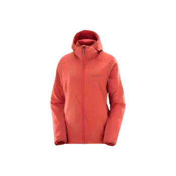SALOMON Mountain FLEX Jackets Coats Women's Orange Red
