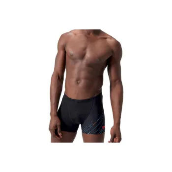 Speedo Swimming Shorts Men's Black Red