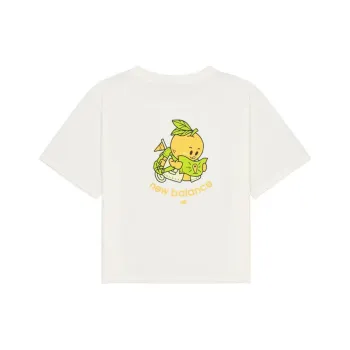 New Balance Drop Shoulder Sleeve T Shirt Women's White