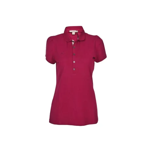 Burberry Polo Shirts Women's Red
