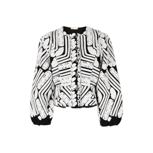 Ulla Johnson Jackets Coats Women's Black White