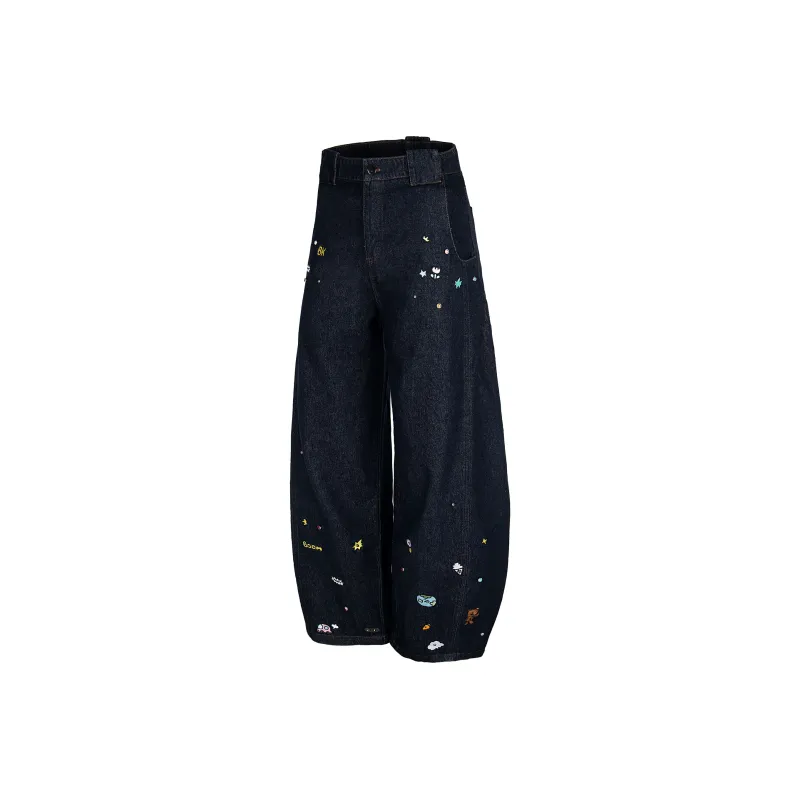 YINLEI Jeans Unisex-4