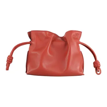 LOEWE Nappa Cowhide Handheld Crossbody Bag Shoulder Bag Women's Flame Red