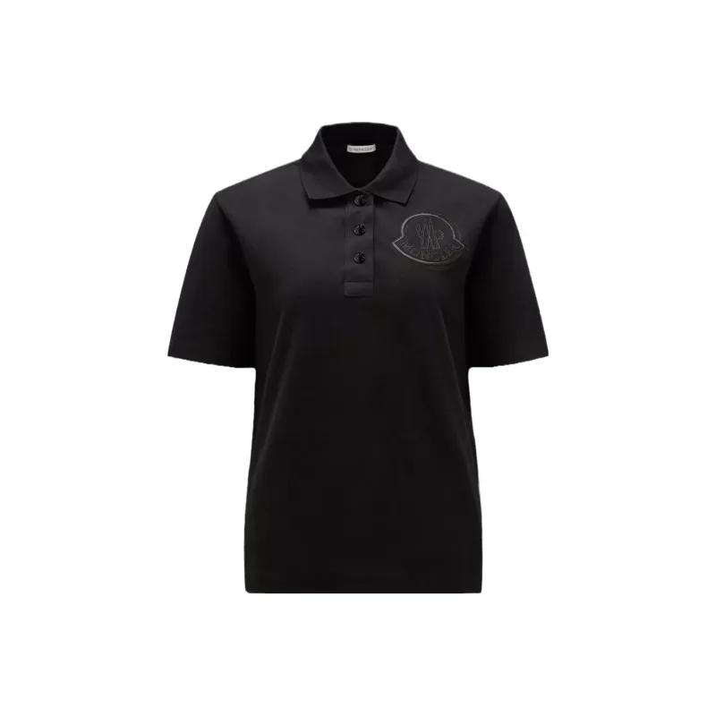 Moncler Polo Shirts Women's Black-0