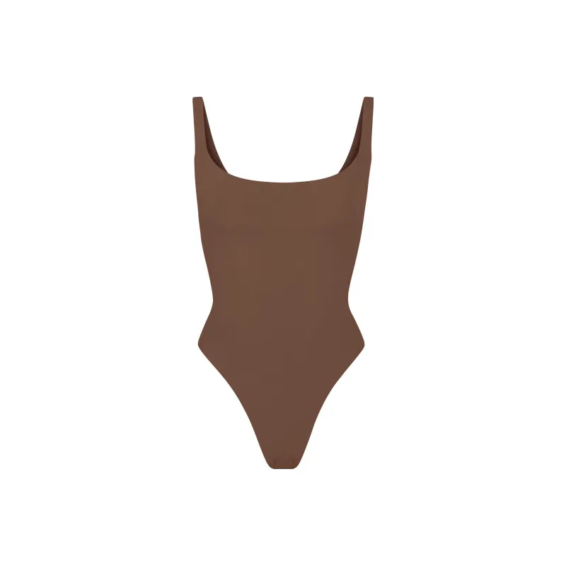 SKIMS FITS EVERYBODY SQUARE NECK BODYSUIT Bodysuits Women's JASPER/Jasper-0