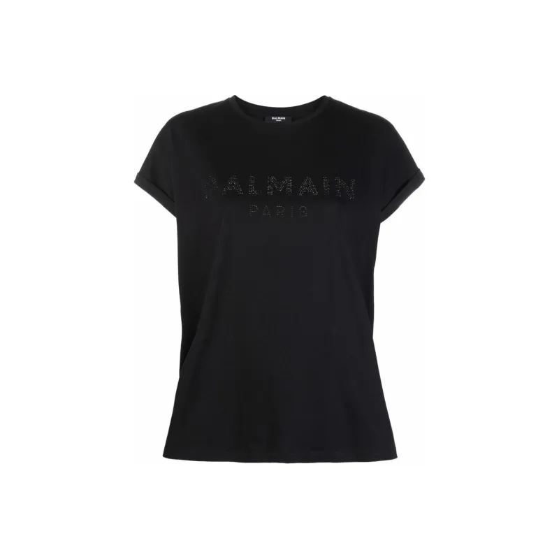 BALMAIN T Shirts Women's Black-0