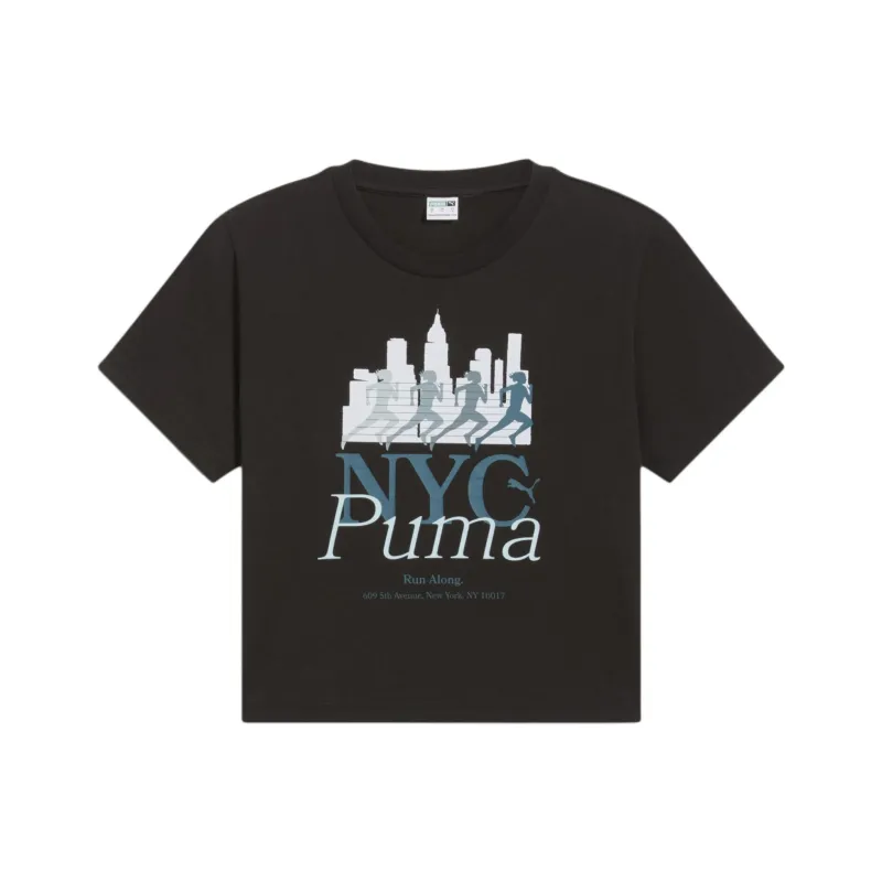 PUMA Nyc Women's Cropped Tee-0