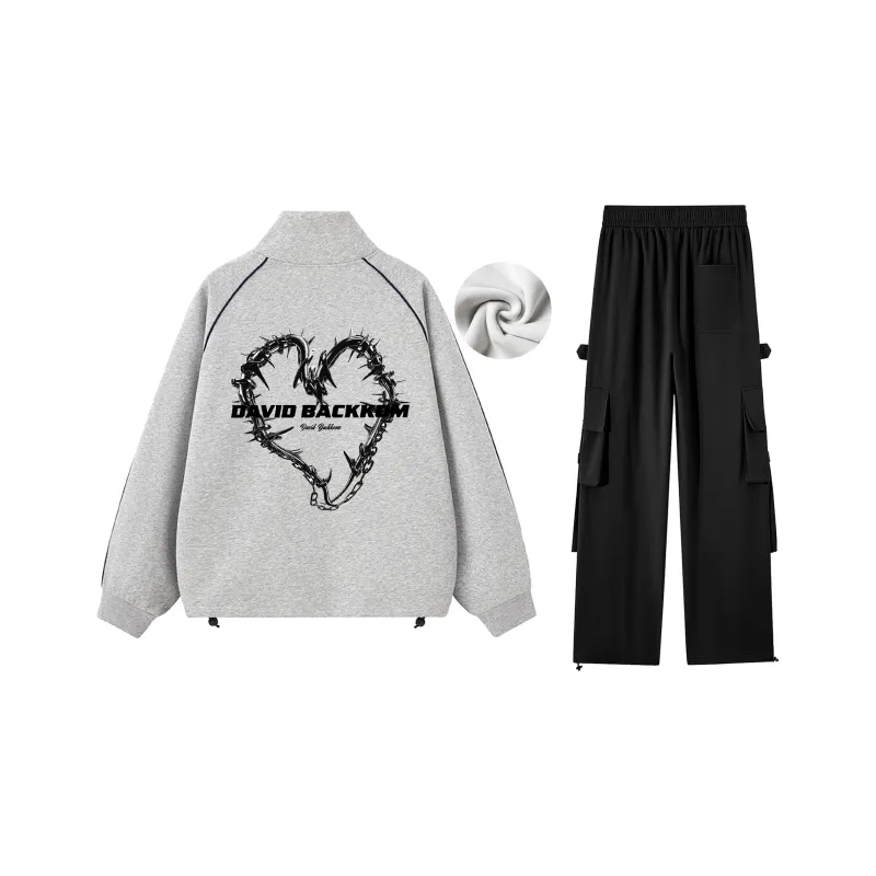 David Bakken Sweatshirt Set Unisex-14