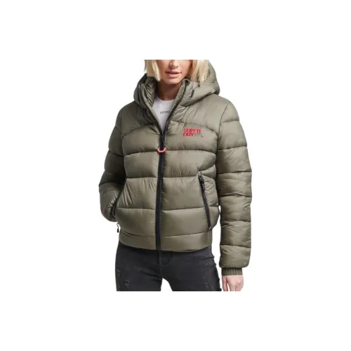 SUPERDRY Jackets Coats Women's Olive Green