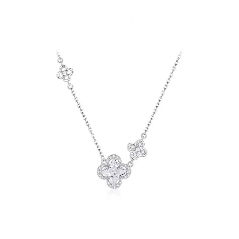 Hi There S925 Silver Necklaces Women's-0