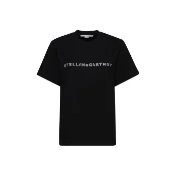 Stella McCartney Logo Printed Crewneck T Shirt