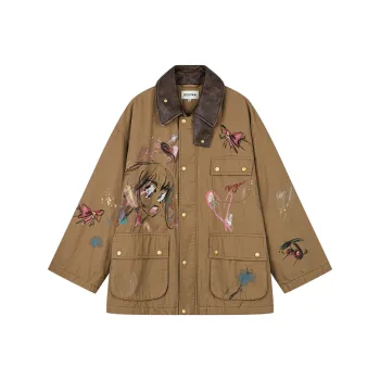 UOOYAA Jackets Women's Khaki