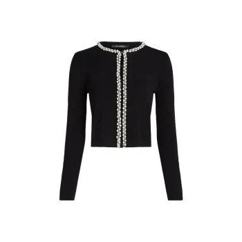 KARL LAGERFELD / Karl Lagerfeld Jeans Essential Pearl embellished Cardigan