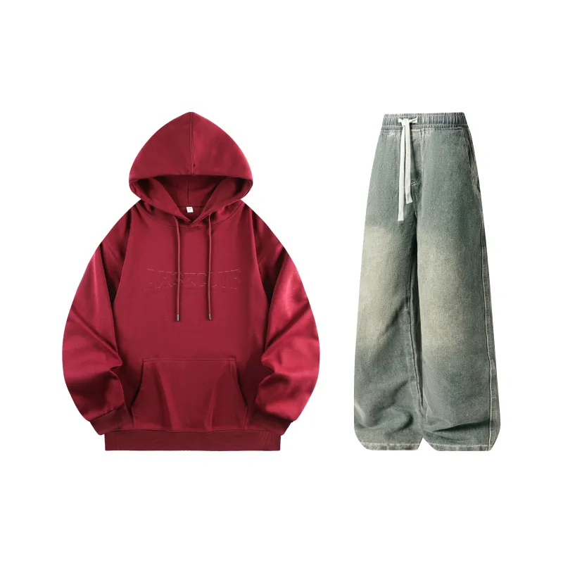 A.X.S.K Sweatshirt Sets Unisex-30
