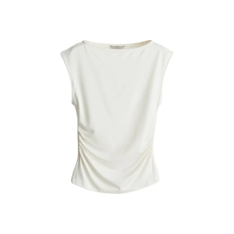 H&M T Shirts Women's White-0