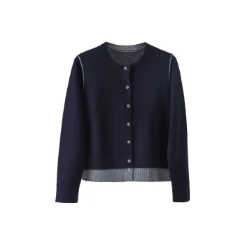 Fstudio Knitwear Women's Navy Blue/Gray