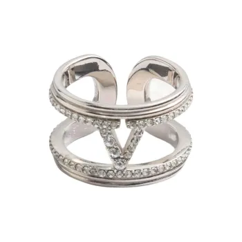 Valentino Metal Rings Women's Silver
