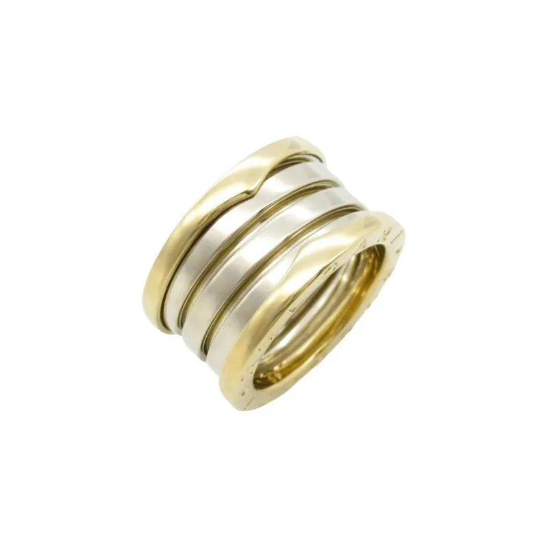 BVLGARI 2010s 18K Yellow And White Gold Limited Edition B.Zero1 Ring-0