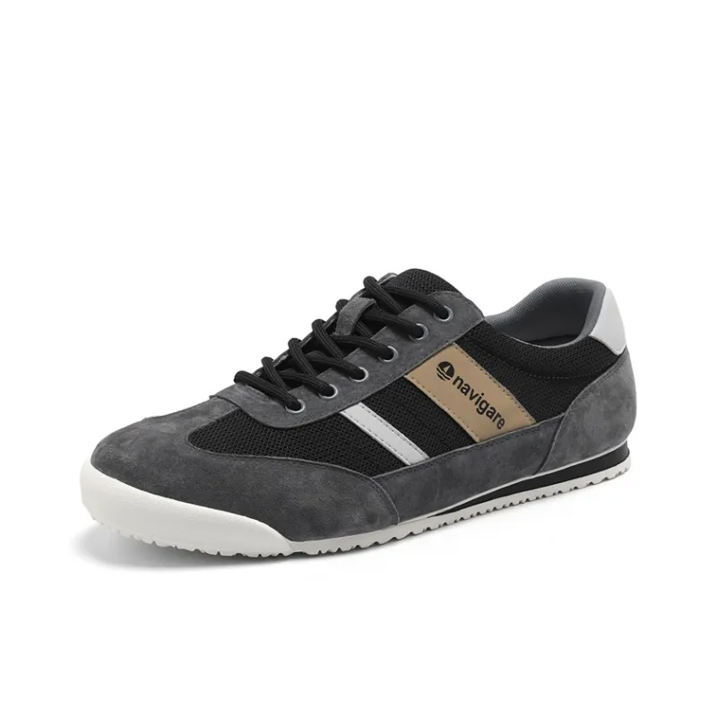 NAVIGARE Small Sailboat Lightweight Low Top Casual Shoes Men's Dark Gray-1