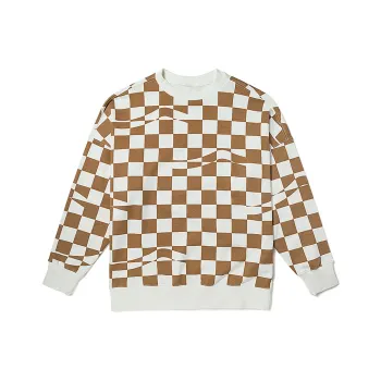 Vans Sweatshirts Women's Cocoa Brown Checkerboard