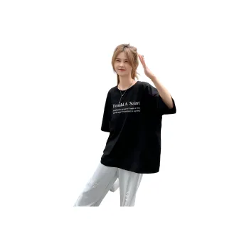 OTHERMIX Drop Shoulder Sleeve T-Shirt Women's Black