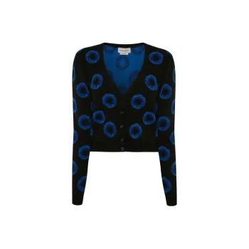 Alexander McQueen Knitwear Women's Black Blue