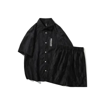 MARK WAFFLE Shirt Matching Set Unisex